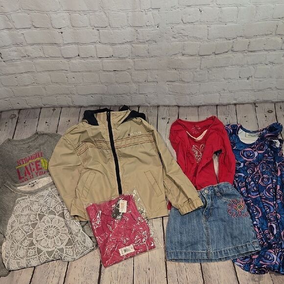 Children's Fashion Set - Jacket, Tops, Skirt - Picture 1 of 5